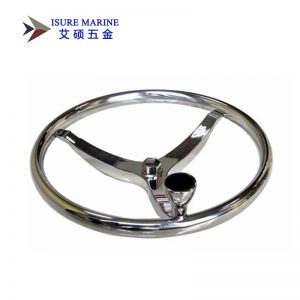 Stainless Steel Boat Steering Wheel