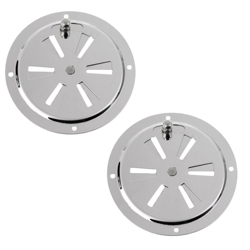 Butterfly Vent Cover Stainless Steel Flange RV Marine Boat