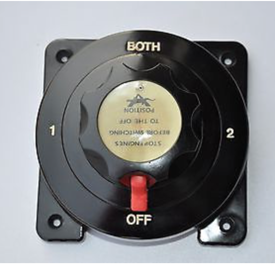 TMC Heavy Duty Marine Dual Battery Switch Isolator Boat/4X4/Caravan/Yacht