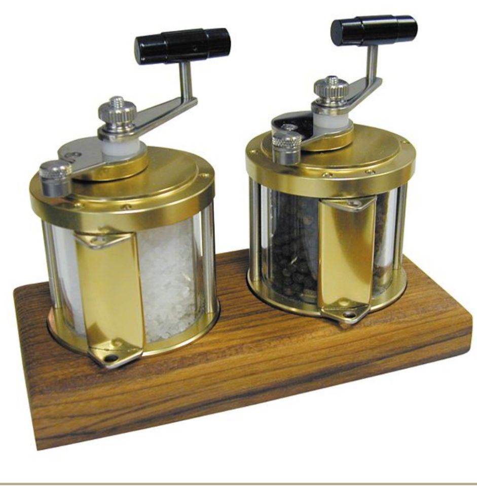 Savings and offers available Deep Sea Fishing Reel Salt & Pepper Grinder  Set, salt and pepper grinder 