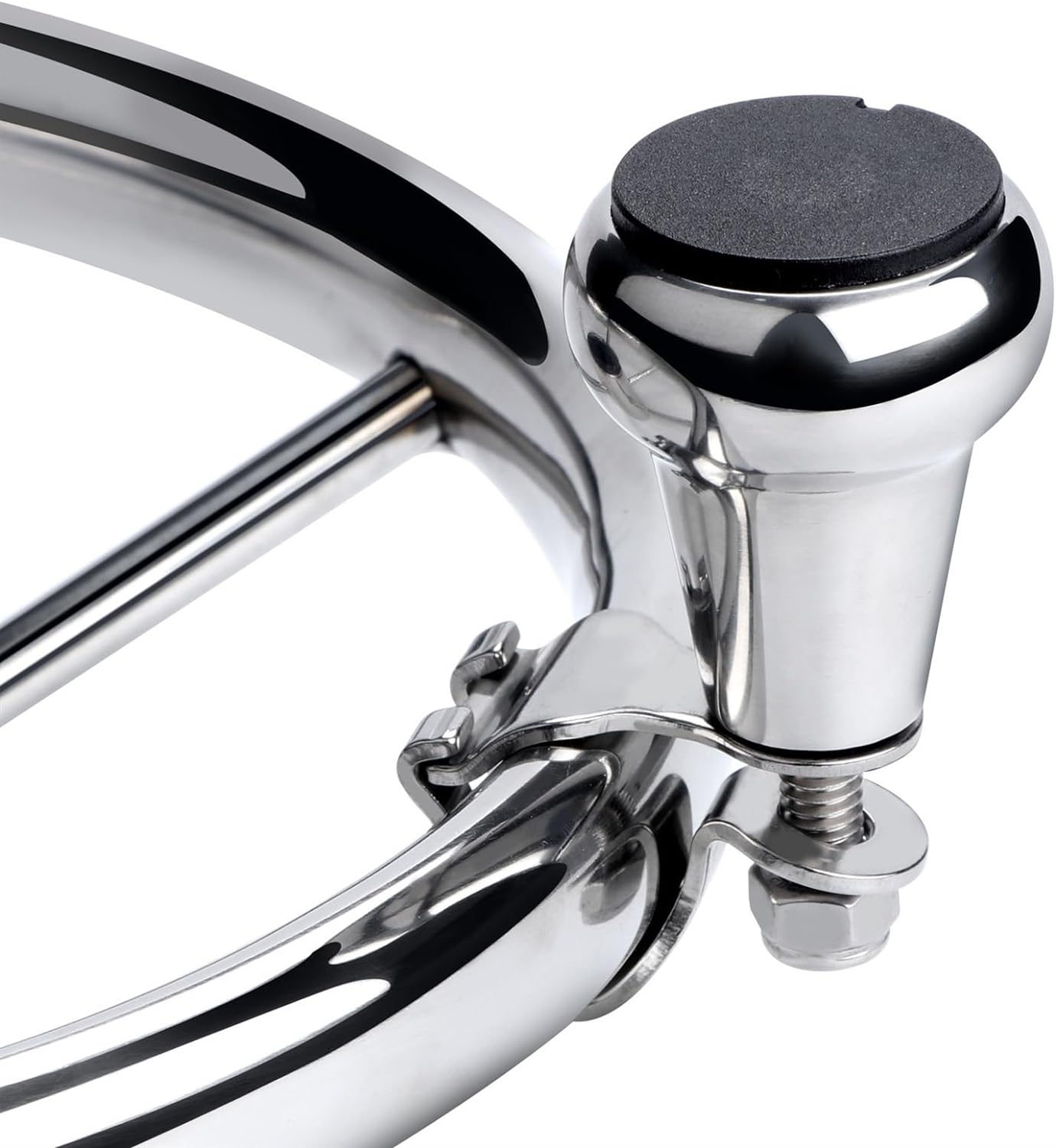 Stainless Steel Boat Steering Wheel Knob | Isure Marine Hardware