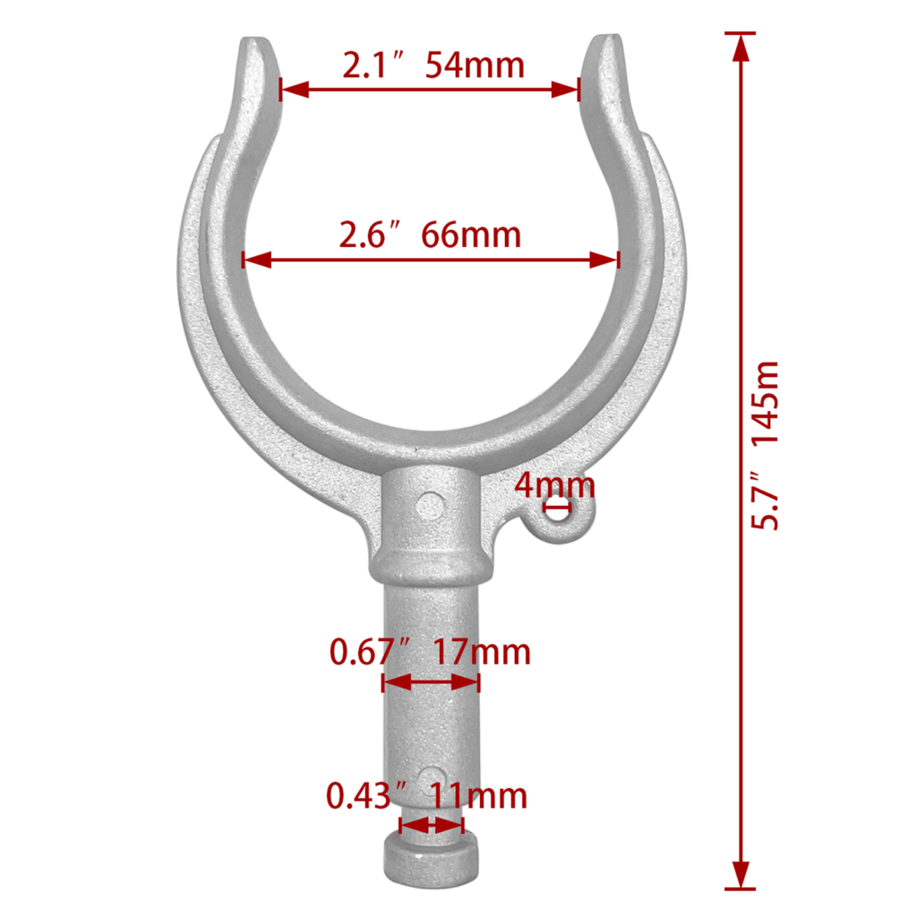 Boat Aluminum Oar Lock | Isure Marine Hardware
