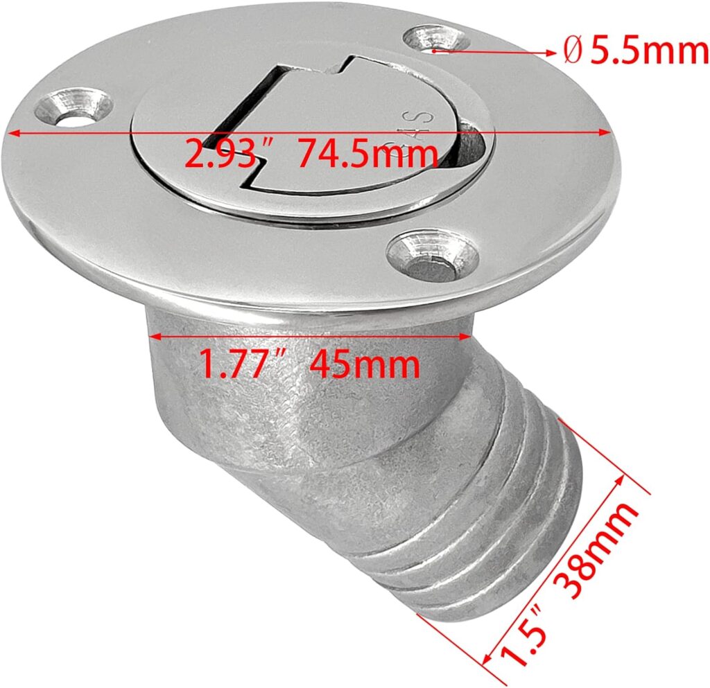 Stainless Steel Boat Deck Filler | Isure Marine
