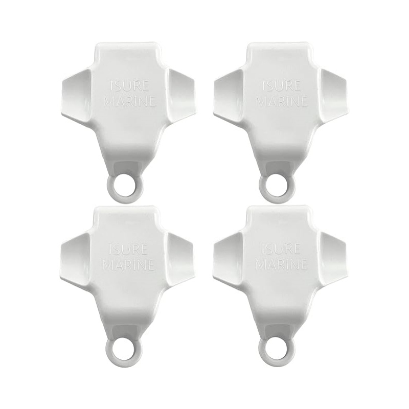 SWTHM c4PCS Marine Boat Fender Hook, Rail Mounted Boat Fender Hanger