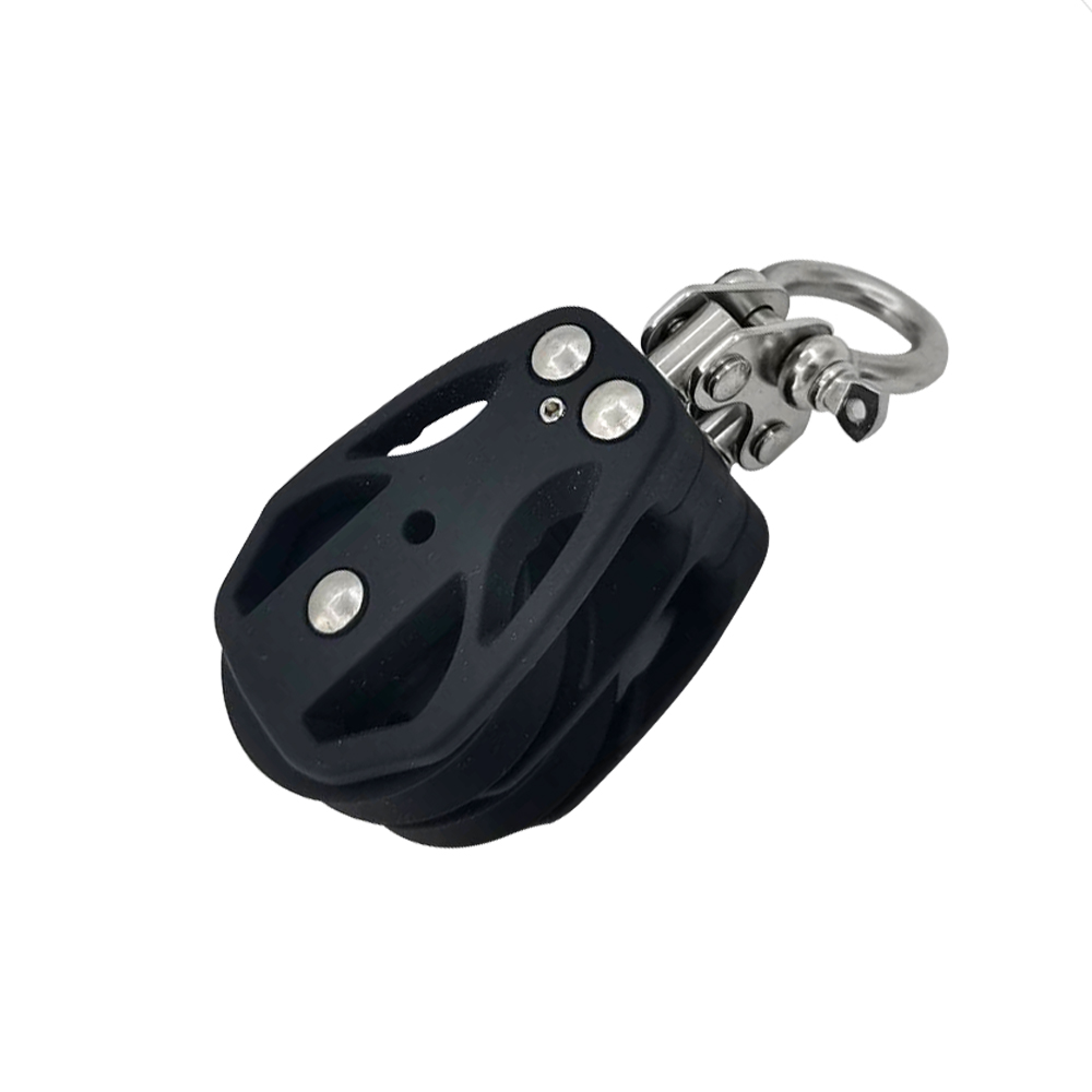 ULTECHNOVO Stainless Steel Marine Pulley Block - 1650lb Capacity Rope Runner For Kayak & Gym