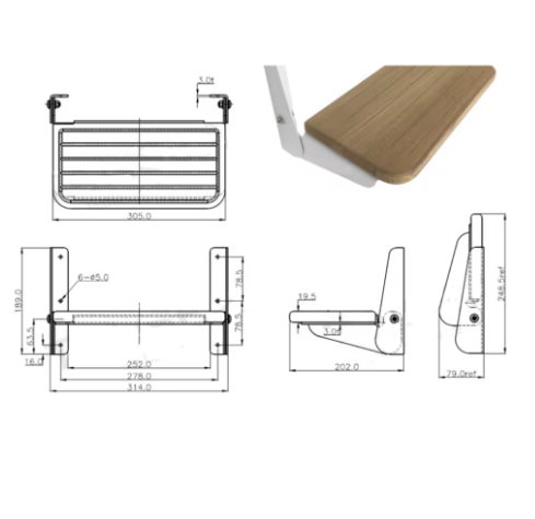 Folding Shower Seat